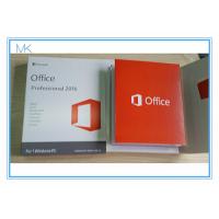 China Genuine Microsoft Office Professional 2016 Product Key 32 Bit / 64 Bit USB Flash Driver COA on sale
