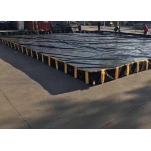 China Polymer Materials Spill Containment Berms Durable For Waste Oil Treatment supplier