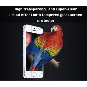 Anti-UV for Cell Iphone 4S Clear Full Size Tempered Glass Screen Protector in Stock