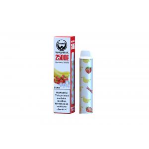 2500 Puffs Electronic Cigarette Cartridges 7.0ml Mesh Coil  Strawberry Banana
