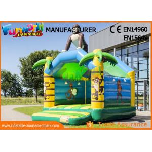 Customized Size Gorilla Inflatable Jump Bouncy Castles With 1 Year Warranty