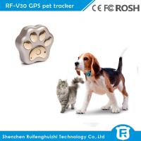 China Small gps tracking device for dogs Reachfar RF-V30 with google map gps tracker waterproof on sale