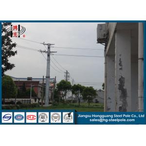 China Anti Rust Q235 Transmission Line Metal Power Poles With Transmission Line Hardware supplier