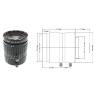 China 2/3" CSの台紙の魚眼レンズ新しいF1.6 8MP 4K 2.5 CCTV UHD IPのカメラのためのmm CCTVレンズIRの訂正8のMegapixelレンズ wholesale