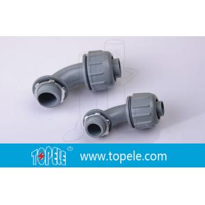 China 3/4 Nonmetallic Nylon Flexible Conduit Fittings 90 Degree Connector For Liquid Tight supplier