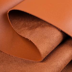 PVC Faux Suede Leather Fabric Anti Fouling For Handbag / Mouse Pad Cover