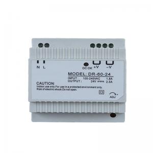 China DR-60-24 60W 24V 2.5A DC Output Din Rail Switching Mode Power Supply supplier