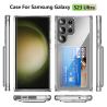 China 携帯電話用ケース Samsung Galaxy S23 S23U 衝撃防止 ハードPC 透明 透明 カードホルダー wholesale