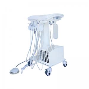 540W Foot Switch Dental Unit With Air Compressor Suction Three Way Syringe Handpiece Scaler