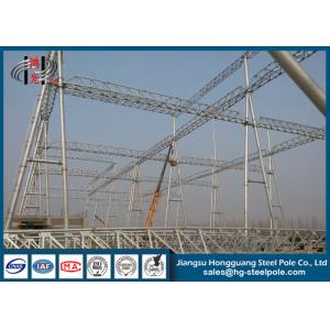 China Hot Dip Galvanized / Painting Substation Steel Structures For Transmission Line Project wholesale