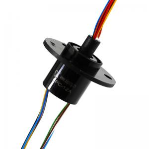 China Compact  Capsule Slip Ring of 12 Circuits  with  300rpm Rotating Speed for CCTV supplier