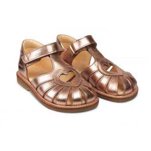 China 2020 Leather Kids Sandals Shoes Girls Sandals Flat Close Toe Summer Dress Shoes supplier