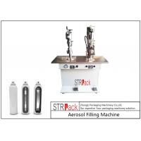 China Electronic Control Aerosol Filling Machine , Bag On Valve Filling Machine on sale