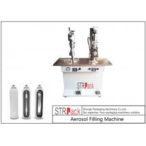 Electronic Control Aerosol Filling Machine , Bag On Valve Filling Machine