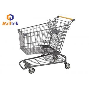 60-240L Supermarket Shopping Trolley , Small Supermarket Trolley With Kid Seat