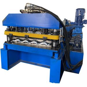 China Metal 0.8mm Glazed Tile Roll Forming Machine For Ppgi supplier