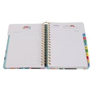 OPP Agenda Organizer Planner Notebook Laminated Spiral Bound OPP 8 Inches X 9.5 Inches