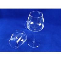 China Handmade Modern Quartz Lead Free Goblet Wine Glass on sale