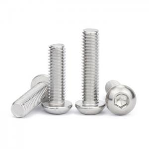 ISO7380 Stainless Steel M3 M4 Torx With Pin Button Head Hex Drive Screws