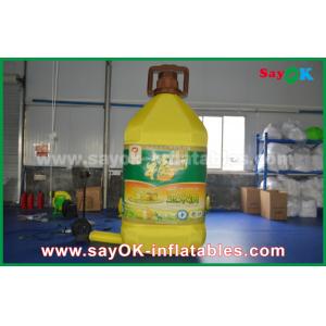 3mH Inflatable Bottle Custom Inflatable Products For Corn Oil Commercial Advertising