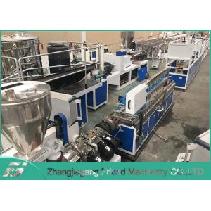 25~60 Mm Plastic Profile Production Line Plastic Trunking Equipment Easy Operation