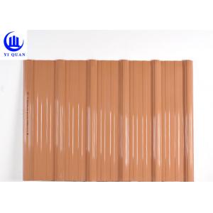 China UPVC Long Span Plastic Roof Tiles Sheets Fire Retardant For  Warehouse supplier