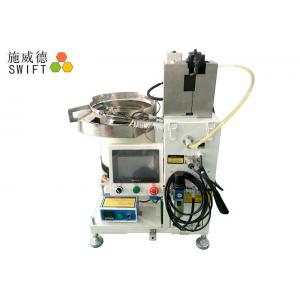 China Convenient Operated Nylon Cable Tie Machine For Fixing Lead Line Of Motor Coil supplier