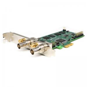 PCIe 2 Channel HD SDI Video Capture Card for PC H.264 Encoding 1920x1080P60 Resolution