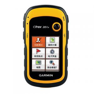 China Garmin Brand Etrex201X Measuring Handheld GPS Device Black / Yellow Color supplier
