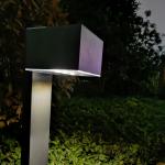 Waterproof Solar Panel Garden Lights 60LM 3.7V 2000mAh Landscape Lamp Post