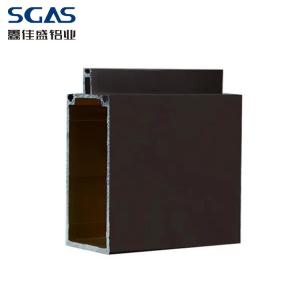 6063 T5 Aluminum Curtain Wall Profiles Extruded Aluminium Profile For Office Building