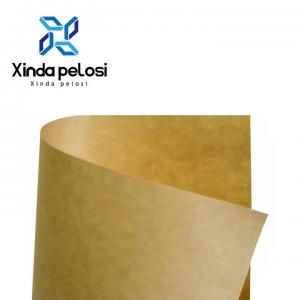 China Custom Size Bio-Degradable Kraft Wrapping Paper For Making Bags Box  Unbleached supplier