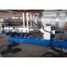 Horizontal Masterbatch Production Line , Single Screw Plastic Extruder Machine