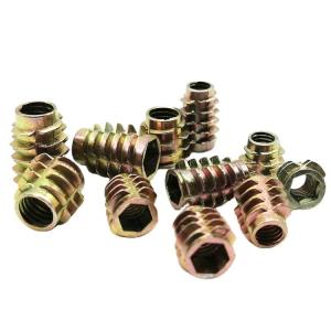 China Threaded Inserts Furniture Nut Rag Nut for Furniture Part supplier