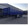 China Dongfeng 3 Axle Side Wall Semi Trailer / Cargo Semi Trailer With Capacity 50T FUWA Axle wholesale