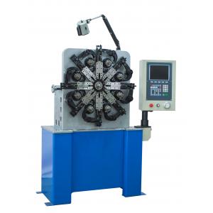 China Blue CNC Spring Coiling Machine , Flat Small Coil Winding Machine CE Certification supplier