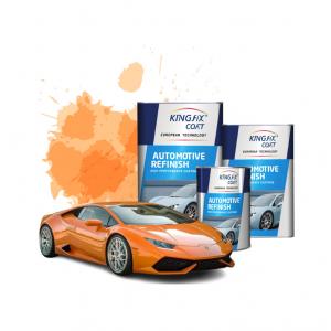 Spray Method for Application in Automotive Auto Clear Coat Paint Refinishing