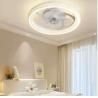 China Control remoto de la APP de fábrica Smart Low Profile Ceiling Fan Light Flush Mount LED Ceiling Light 6 Velocidades del viento Nuevas tecnologías ventiladores de techo wholesale