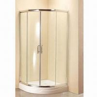 800 x 800mm New Quadrant Shower Enclosure, 6mm Corner Glass/Free Tray/Waste Cubicle Bathroom Bath