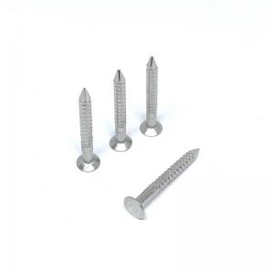 Stainless Steel Decking Head Ring Shank Nails For Roofing 3.15X30MM