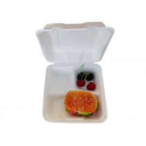 China Biodegradable compostable bagasse 8inch compartment lunch paper boxes for fast food for restaurant and party use supplier