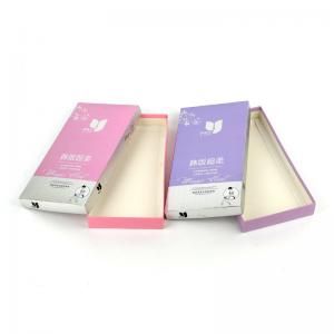 China Gold Stamping Underwear Packaging Box Gloss Lamination For Bra / Socks supplier