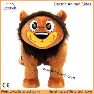 China Plush Toys Stuffed Animal on Wheels Baby Walker Pony Cycle Ride-On Horse for sale supplier