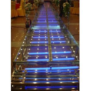 China Acrylic Wedding Stage / Acrylic Platform Stage / Swimming Pool Glass Stage supplier