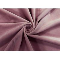 China 230GSM Soft Plush Toy Fabric / Dark Pink Stuffed Toy Fabric 160cm Width on sale