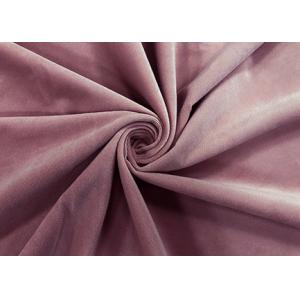 230GSM Soft Plush Toy Fabric / Dark Pink Stuffed Toy Fabric 160cm Width
