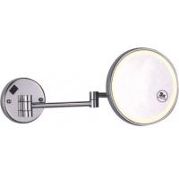 China Wall Mounted Bathroom Magnifying Mirrors Bathroom Round Mirror Adjustable Angle on sale