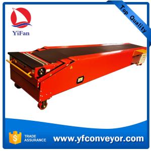 China 3 Sections Telescopic Belt Conveyor for 20 ft container loading & unloading supplier
