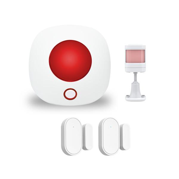 Phone Remote Control AC100V Power WiFi Tuya Alarm System