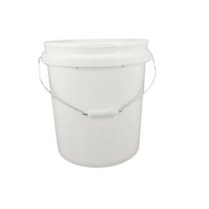 China HDPE Paint 20L Plastic Bucket Chemical Customer Printing Requirement supplier